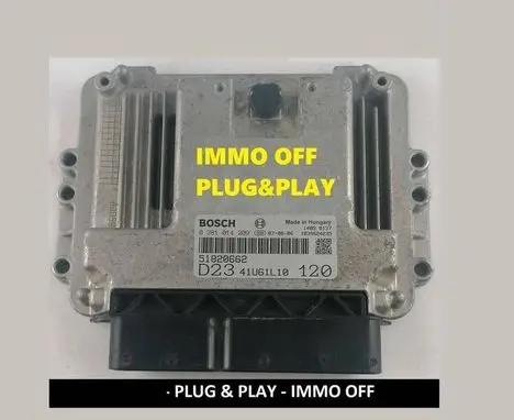 Fiat Ducato Engine control unit/module 51820662 0281014209 41U61L10