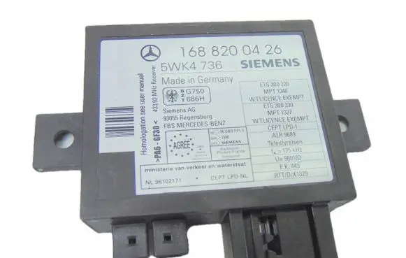 Mercedes-Benz A W168 Immobilizer control unit/module 1688200426