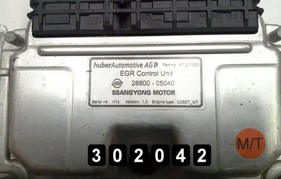 SsangYong Rexton Engine control unit/module 28800-05040