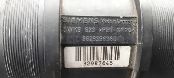 Peugeot 206+ Mass air flow meter 9628336380