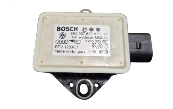 Audi A4 S4 B8 8K ESP acceleration yaw rate sensor 8K0907637A 0265005667