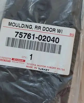 Toyota Corolla E160 E170 Cover in windowsill 7576102040