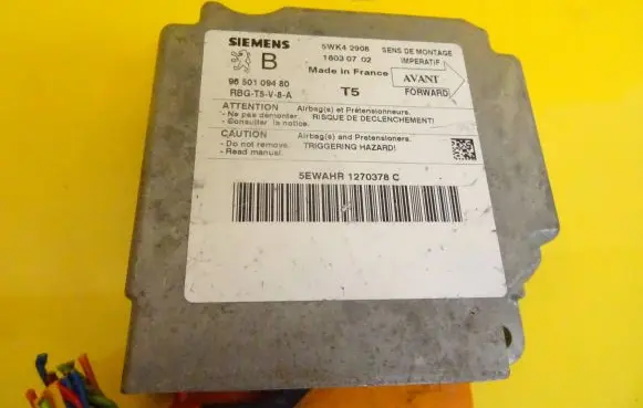 Peugeot 307 Airbag control unit/module 9650109480 5WK42908
