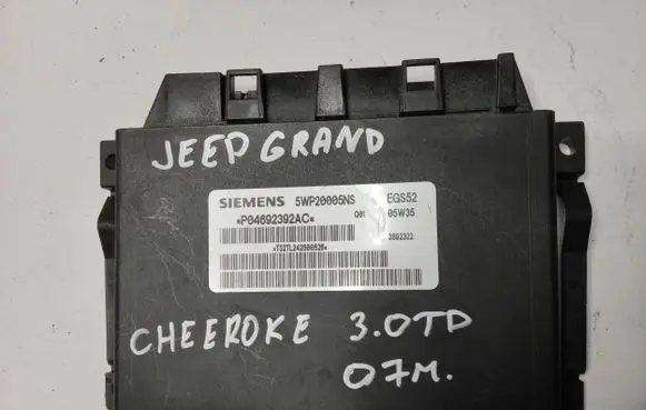 Jeep Grand Cherokee (WK) Gearbox control unit/module P04692392AC 5WP20005NS TS2LL242500526