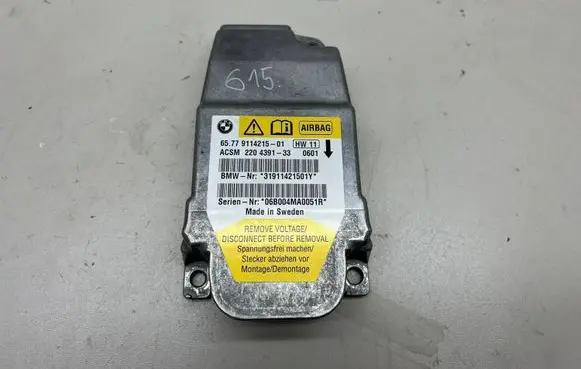 BMW 5 E60 E61 Airbag control unit/module 9114215 31911421501Y 220439133