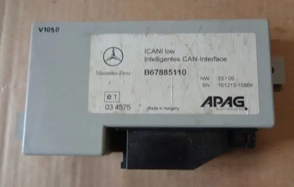 Mercedes-Benz C W204 Other control units/modules B67885110 67885110