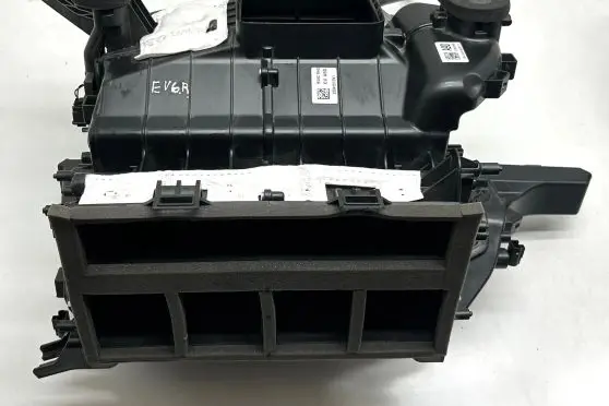 Interior heater climate box assembly