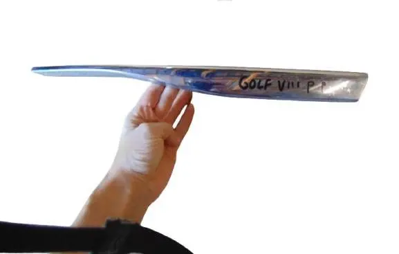 Volkswagen Golf VIII Front bumper splitter molding 5H0853712A