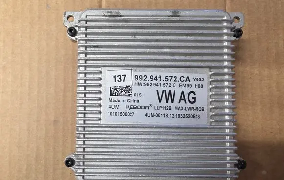 Volkswagen PASSAT B8 LED ballast control module 992941572CA