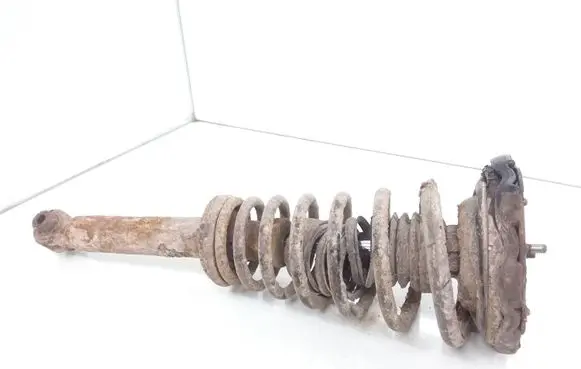 Front shock absorber with coil spring
