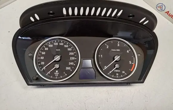 BMW 5 E60 E61 Speedometer (instrument cluster) 62109177261 62109194889
