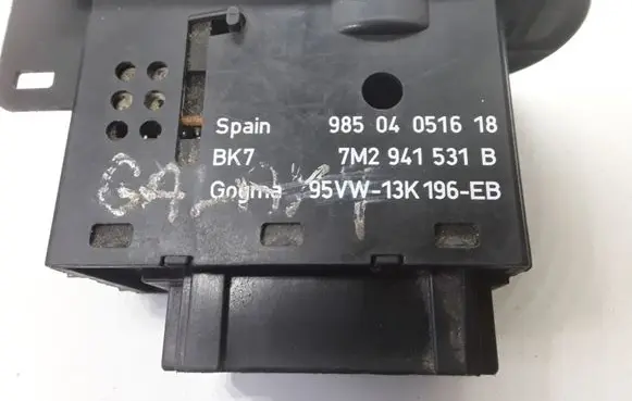 Ford Galaxy Light switch 98504051618 7M2941531B 95VW13K196EB