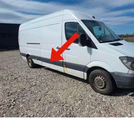 Mercedes-Benz Sprinter W906 Sliding door trim (molding) A9066901000