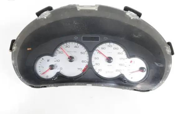 Peugeot 206 Speedometer (instrument cluster) 9651740380