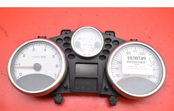 Peugeot 206+ Speedometer (instrument cluster) 9673798980