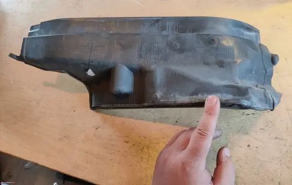 Heat shield in engine bay