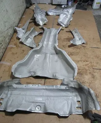 BMW X5M E70 Exhaust heat shield 77772210 7158416