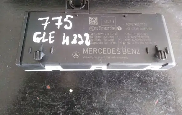 Mercedes-Benz GLE (W166 - C292) Other control units/modules 2929007101