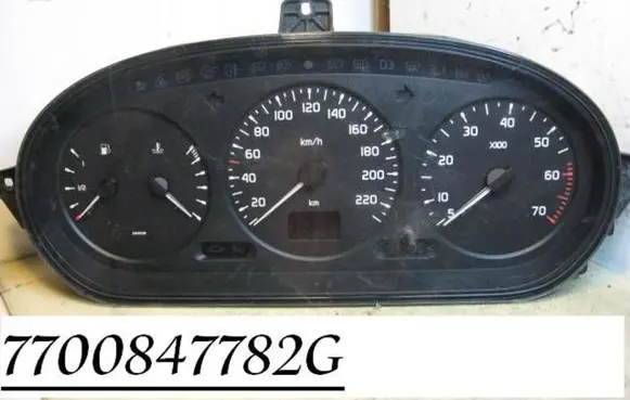 Renault Scenic I Speedometer (instrument cluster) 7700847782G