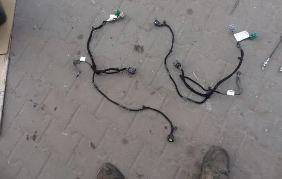 Fiat Doblo Front door wiring loom/harness boot 51871087