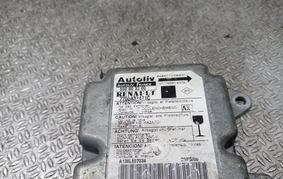 Renault Scenic I Airbag control unit/module 7700437471C