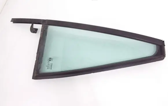 Rear vent window glass