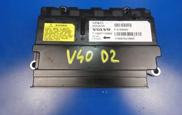 Volvo V40 Airbag control unit/module 31406254 132071176893 VN207SV76893