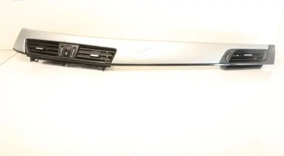 Dashboard air vent grill cover trim