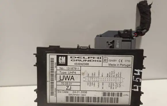 Opel Zafira B Other control units/modules 454942368 13187911