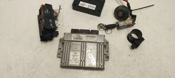 Peugeot 306 Engine ECU kit and lock set 9639819680