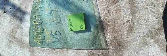 Nissan Almera N16 Rear door window glass 1212123