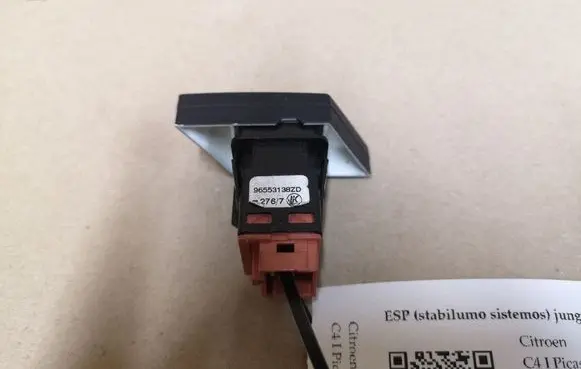 Citroen C4 I Picasso ESP (stability program) switch 96553138ZD