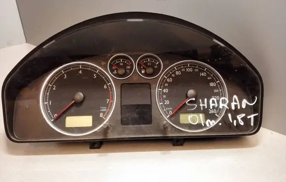 Volkswagen Sharan Speedometer (instrument cluster) 7M3920820GX YM2110849CC 110280031012