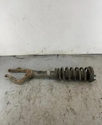 Front shock absorber with coil spring