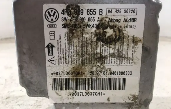 Audi A6 S6 C6 4F Airbag control unit/module 4F0959655B 4F0910655A 5WK43416