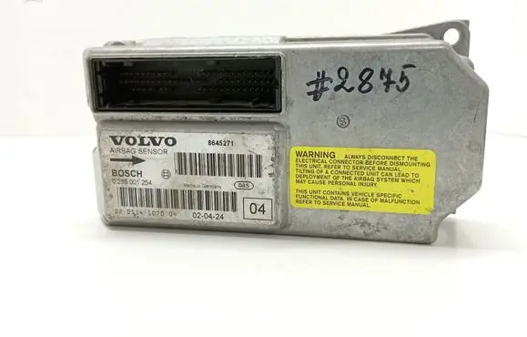 Volvo S60 Airbag control unit/module 8645271 0285001254