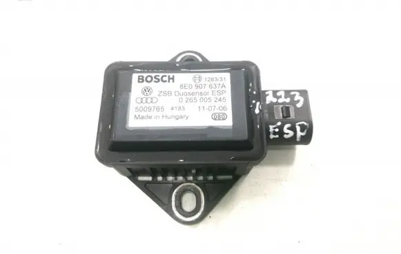 Audi A8 S8 D3 4E ESP acceleration yaw rate sensor 8E0907637A