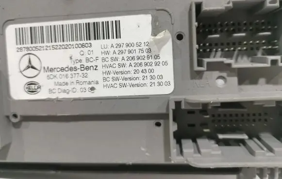 Mercedes-Benz EQS V297 Other control units/modules A2979005212