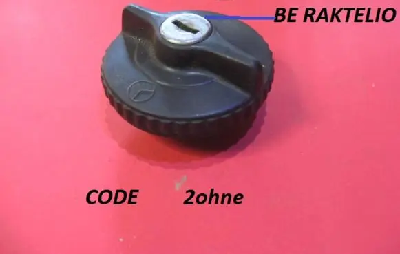 Mercedes-Benz E W124 Fuel tank filler cap 2OHNE