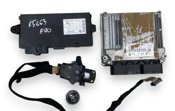 BMW 3 E90 E91 Engine ECU kit and lock set 8506434 030311052 1039S35293