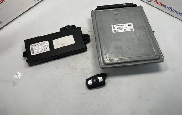 BMW X5 E70 Engine ECU kit and lock set 7644075 12147644075 7649411