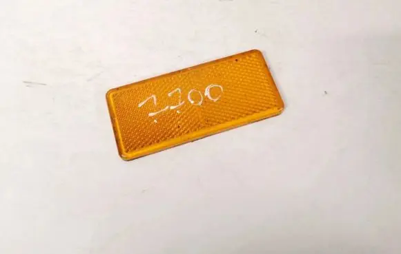 Rear tail light reflector