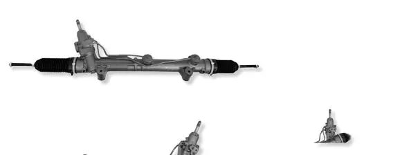 Mercedes-Benz GL X164 Steering rack A1644600225