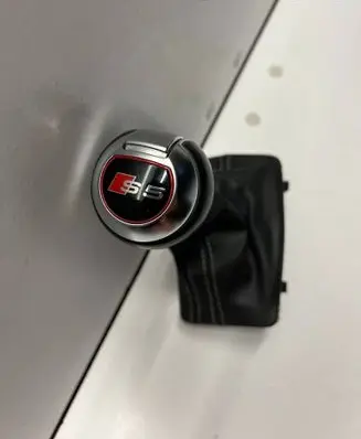 Audi A5 8T 8F Gear lever shifter trim leather/knob 8K1713139AA