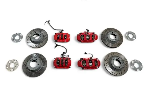 Porsche 911 991 Brake discs and calipers set 991351424 991351423