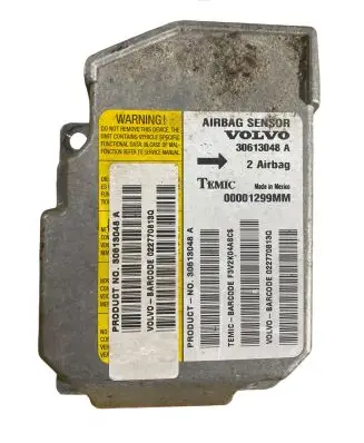 Volvo S40, V40 Airbag control unit/module 30613048A
