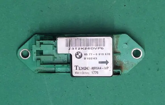 Airbag deployment crash/impact sensor