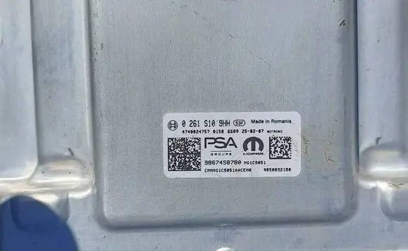 Peugeot 3008 II Other control units/modules 9867458780 9850832186
