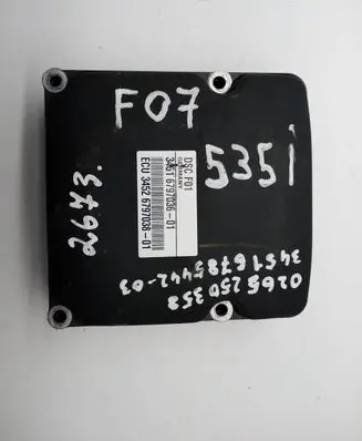 BMW 5 GT F07 ABS Pump 0265960368 3451679703601 3452679703801
