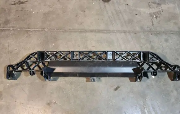 Rear bumper support beam